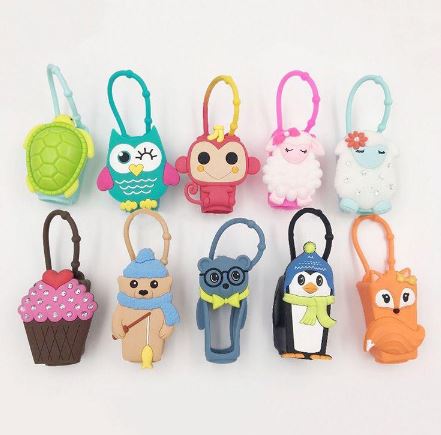 cartoon silicone hand sanitizer bottle holders cartoon silicone hand sanitizer bottle holders
