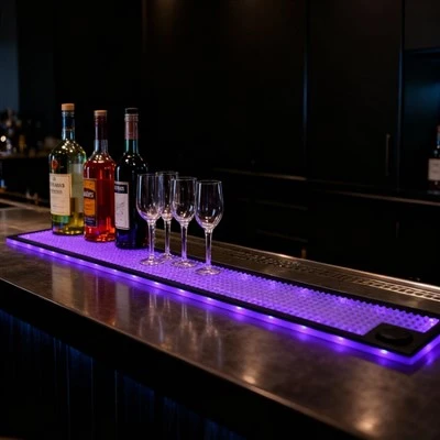 OEM Led Light Mat markalari Yumshoq PVX Led Bar Mat
