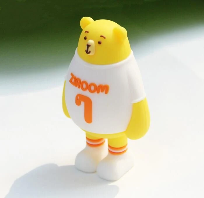 3D Bear Soft Pvc Keyholder Silicone Keyring