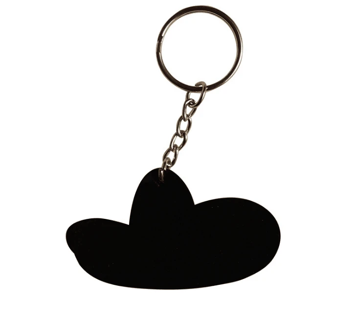 Emboss Soft Pvc Car Keychain Gift Key Ring