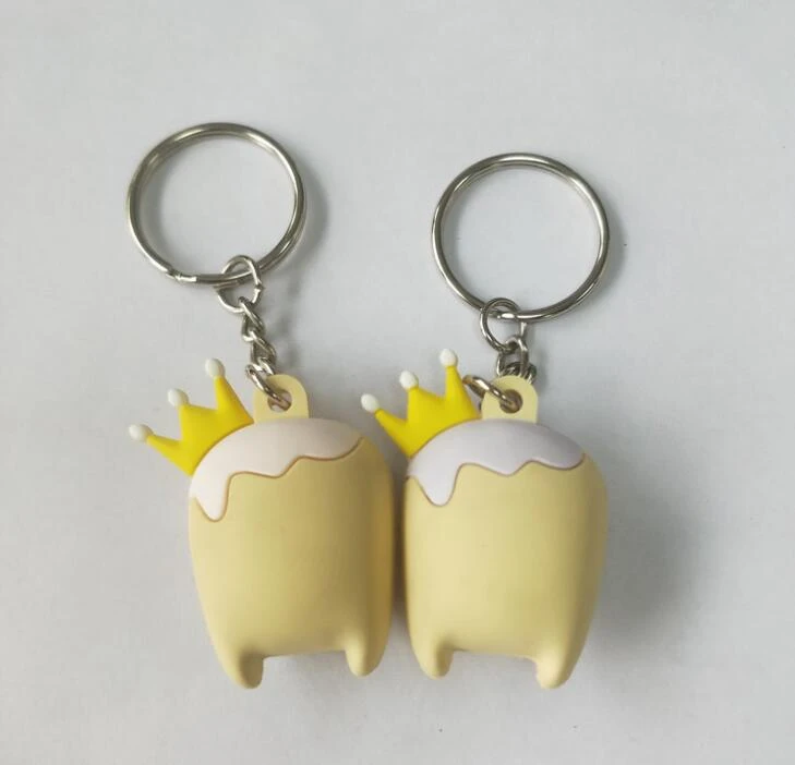 Silicone 3D Cartoon Promotional Keychain