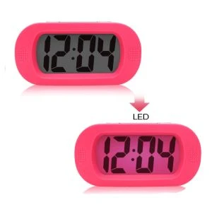 Backlight Unbreakable Silicone Alarm Clock
