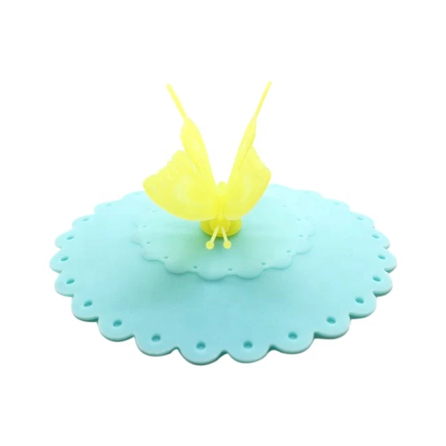 Butterfly OEM Universal Silicone Coffee Tea Cup Lid/Cover