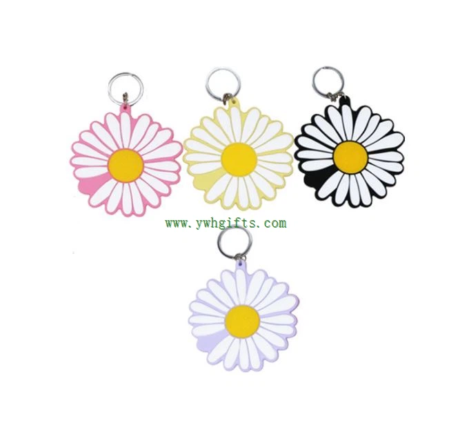 Daisy Silicone Purse Coin Wallet Keychain Small Money Coin Pouch Bag