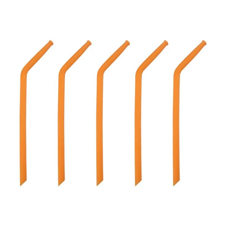 High Quality Collapsible Silicone Drink Straw For Home