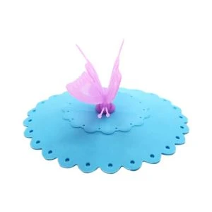 Butterfly OEM universal silikon qahva choy stakanining qopqog'i/qopqog'i