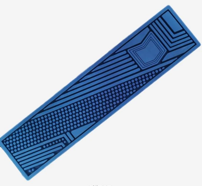 LED Light Soft PVC Bar Mat Rubber Spill Rail Drip Mat