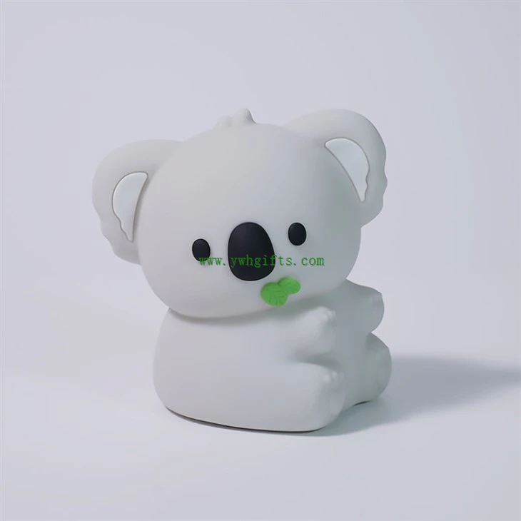Remote Control Silicone Carton Koala Baby Nursery Light Bedside Lamp factory